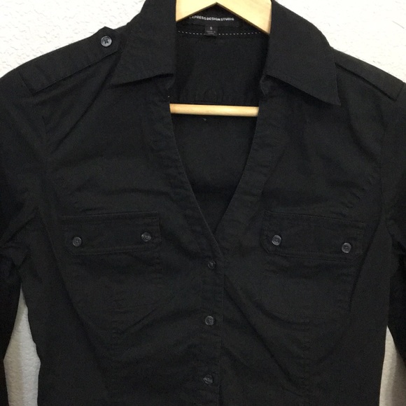 Express black button down - Picture 3 of 8